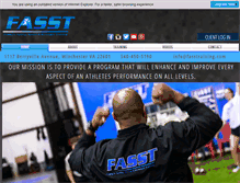 Tablet Screenshot of fasstraining.com